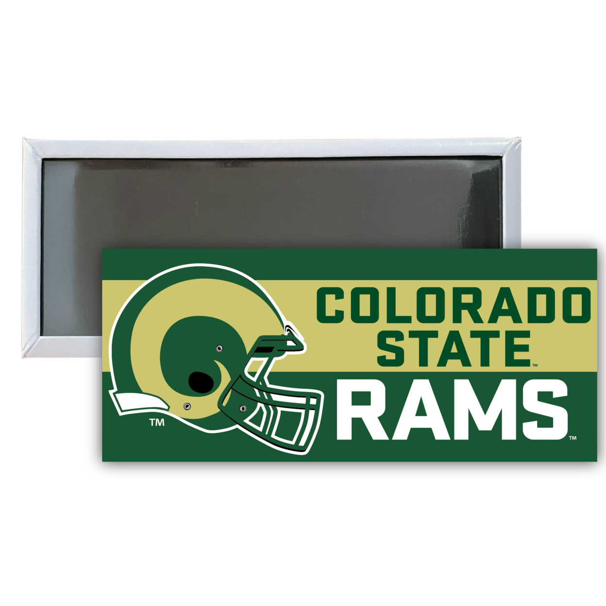 Colorado State Rams 4.75 X 2-Inch Fridge Magnet Rectangle