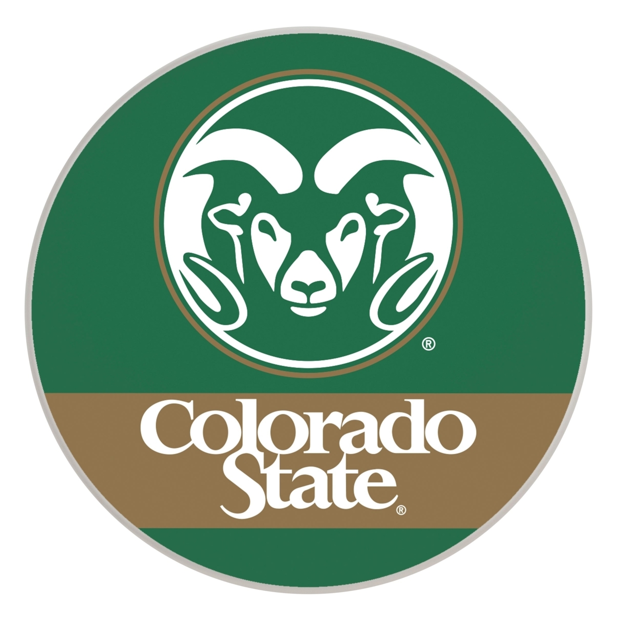 Colorado State Rams Paper Coaster 4 Pack