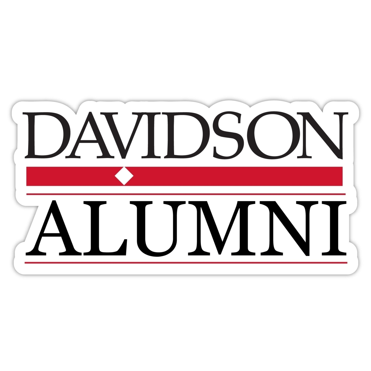 Davidson College Alumni 4 Sticker