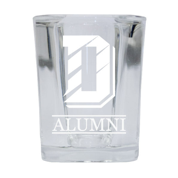 Davidson College Alumni Etched Square Shot Glass