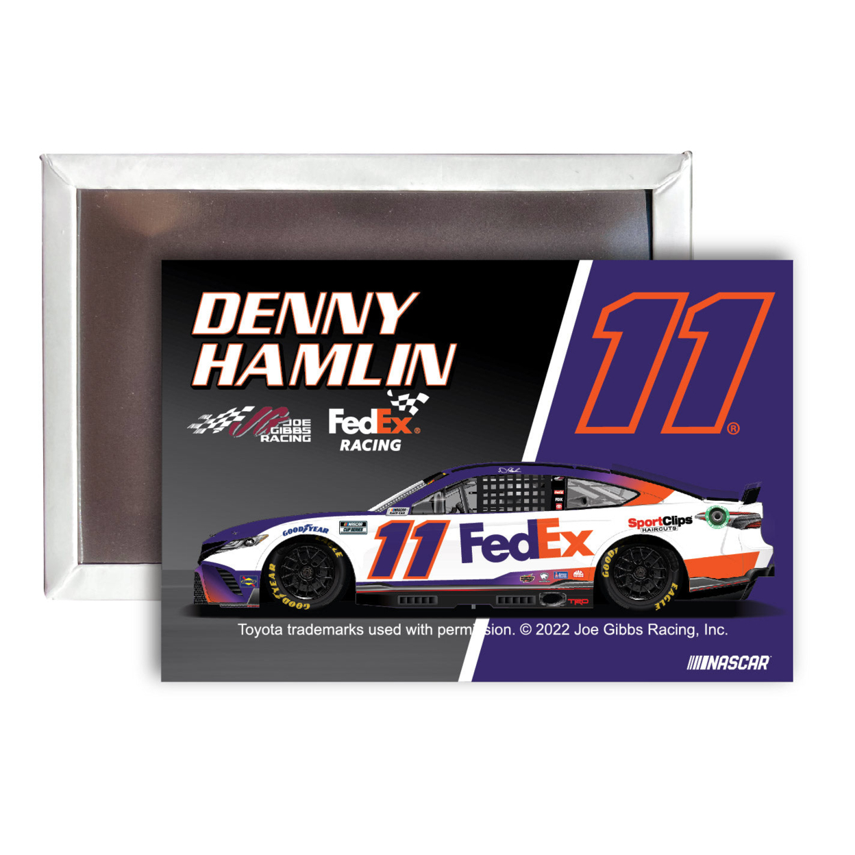 #11 Denny Hamlin Nascar 2x3-Inch Fridge Magnet