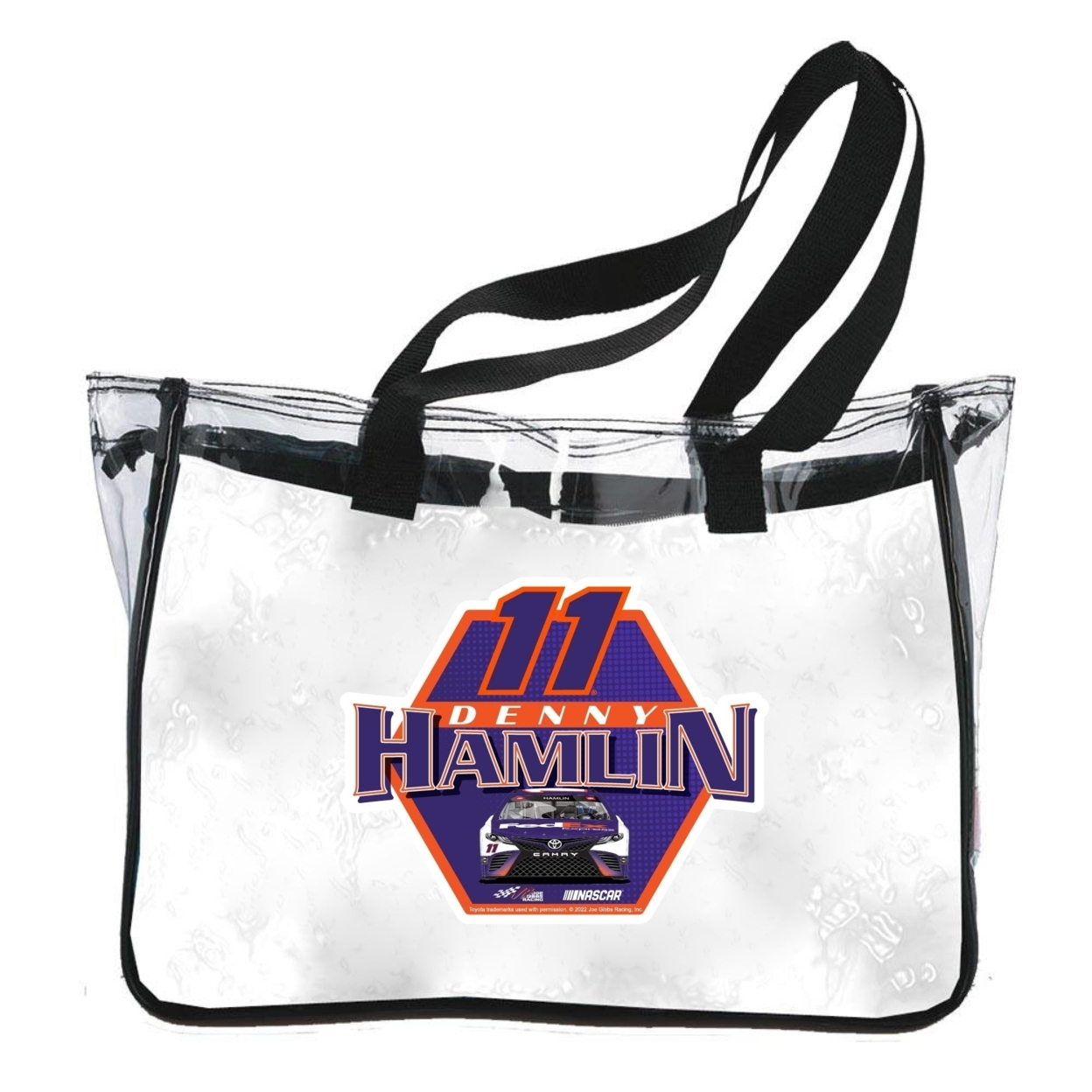 Denny Hamlin #11 Nascar Clear Tote Bag New For 2022