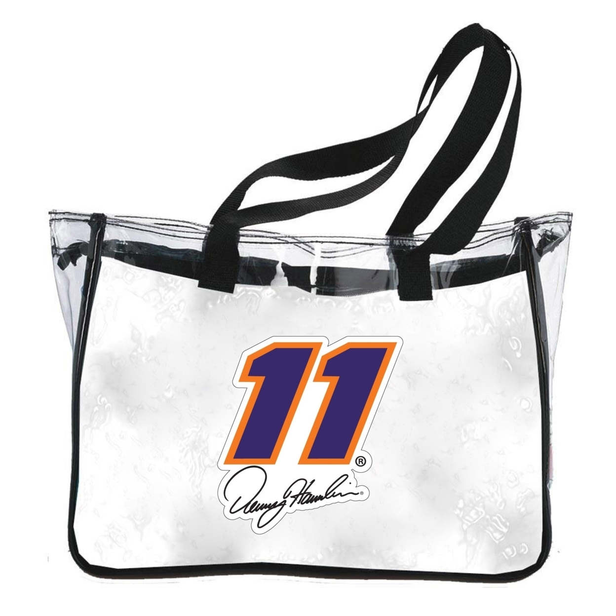 Denny Hamlin #11 NASCAR Plastic Clear Tote Bag