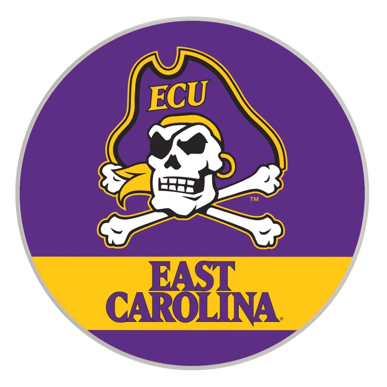East Carolina Pirates Paper Coaster 4 Pack
