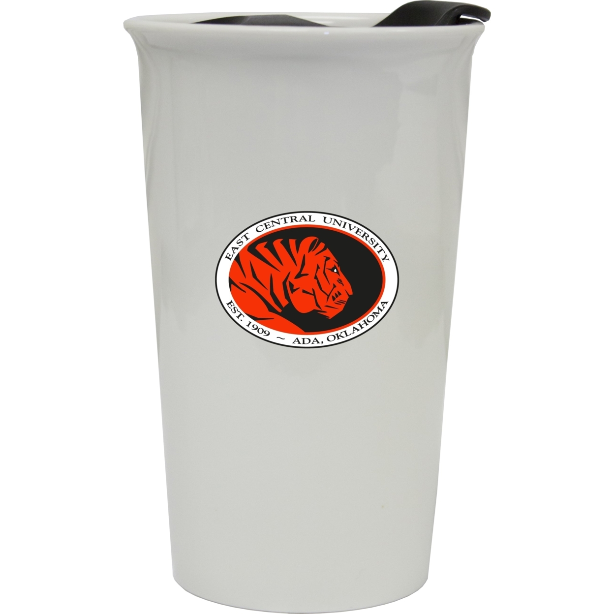 East Central University Double Walled Ceramic Tumbler