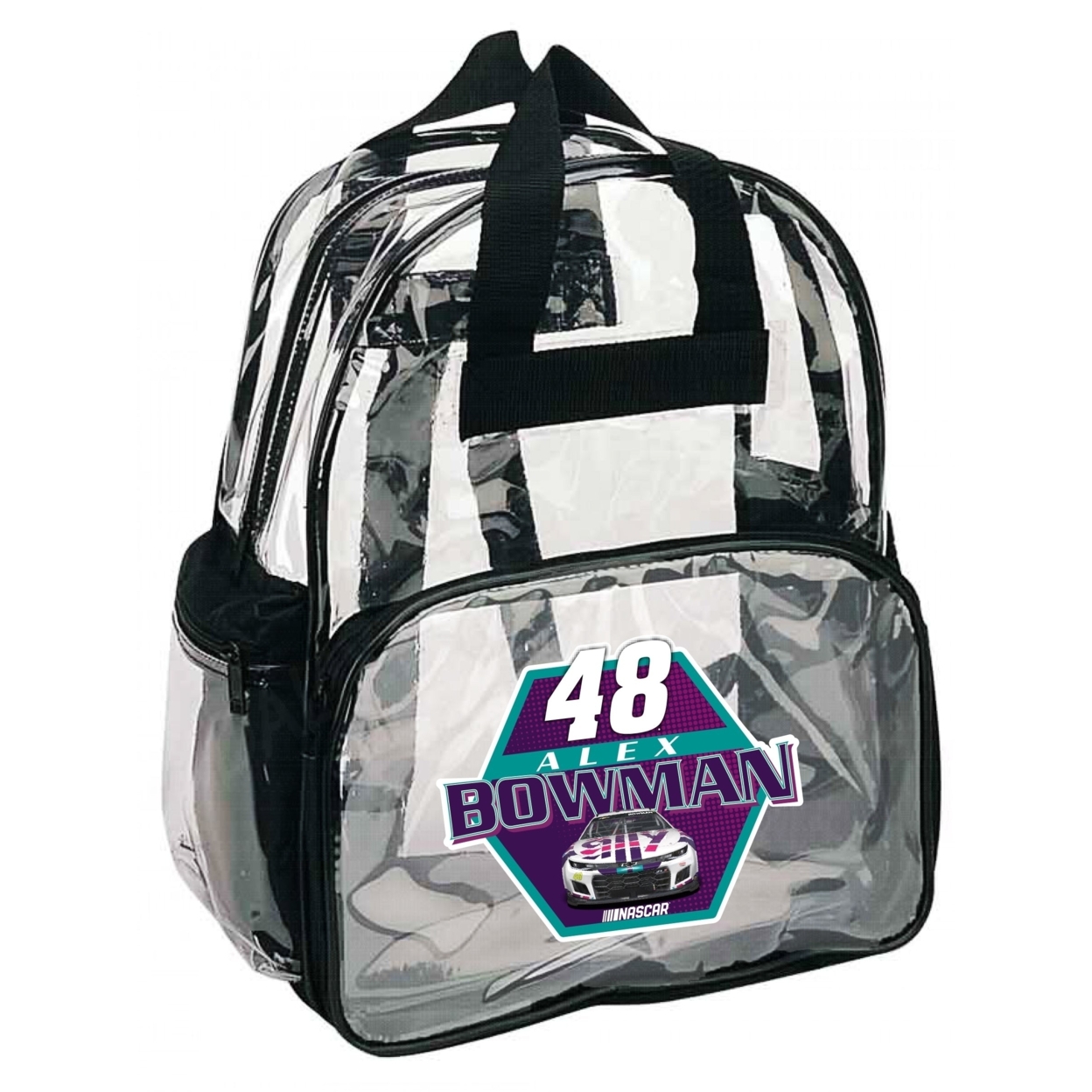 #48 Alex Bowman Officially Licensed Clear Backpack