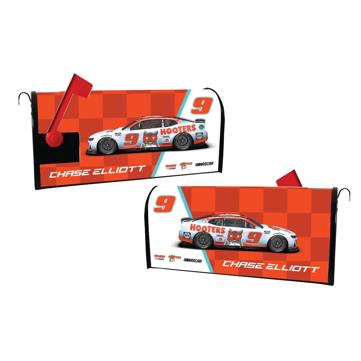 Nascar #9 Chase Elliott Hooters Mailbox Cover Car Design New For 2022