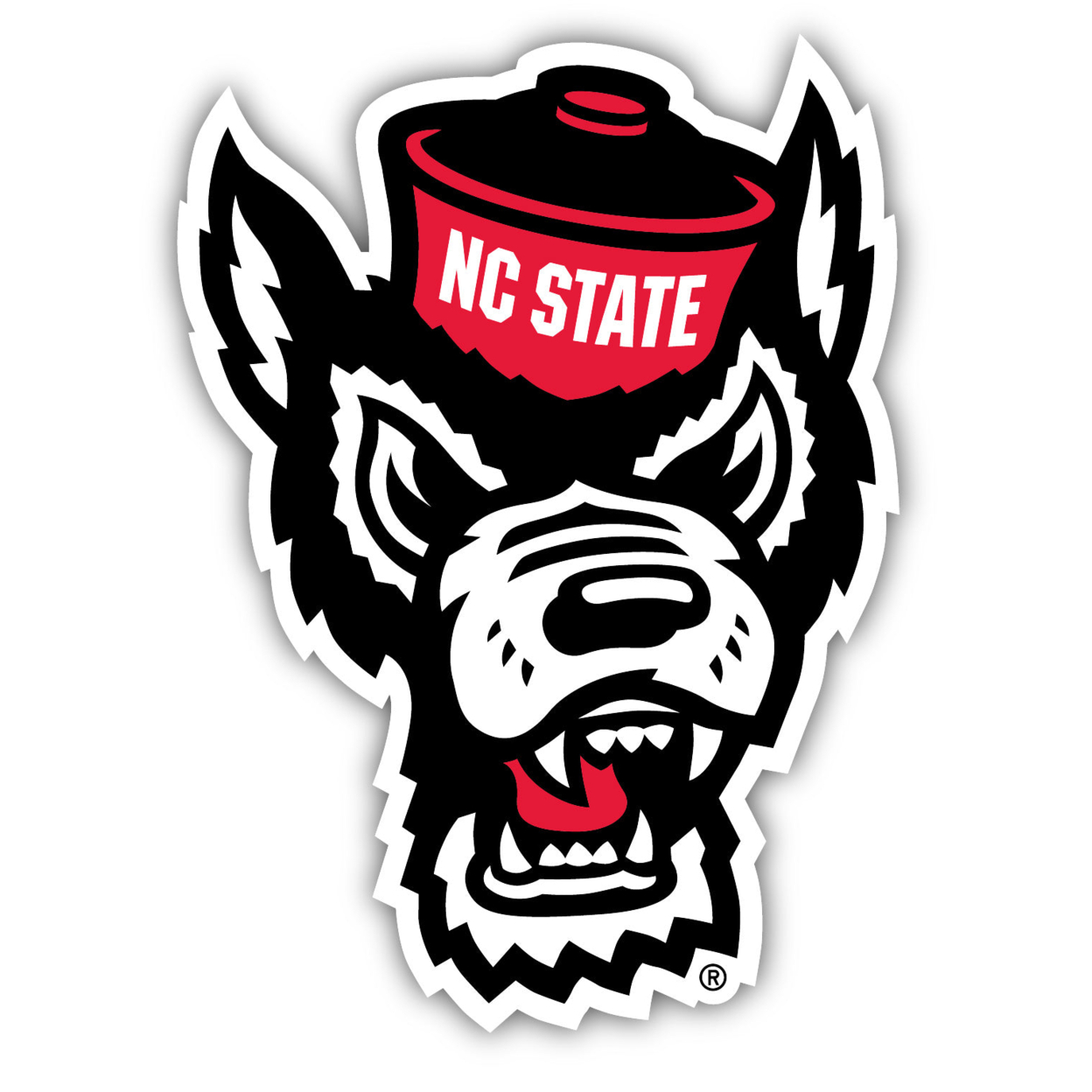 NC State Wolfpack 4 Inch Vinyl Decal Sticker