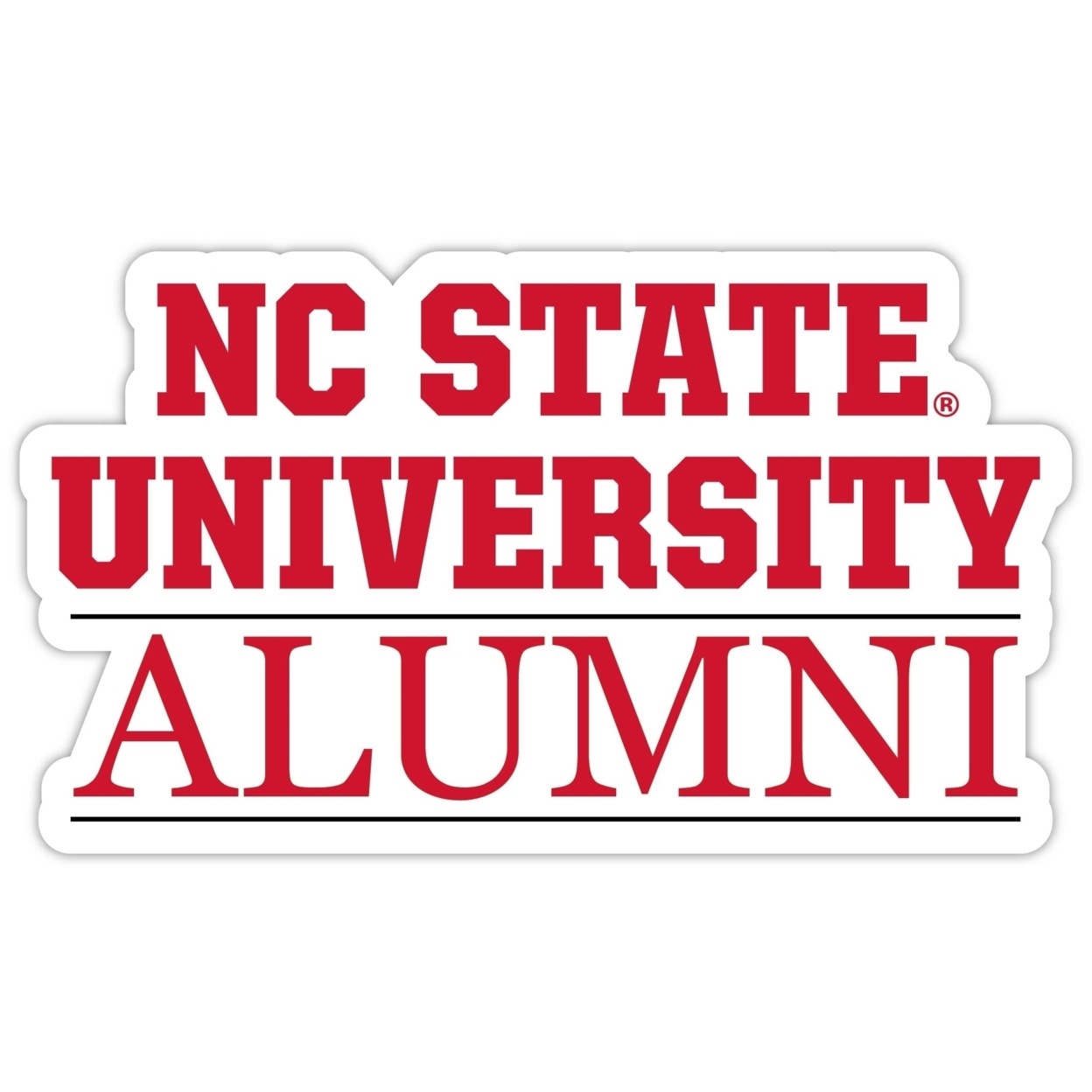 NC State Wolfpack Alumni 4 Sticker