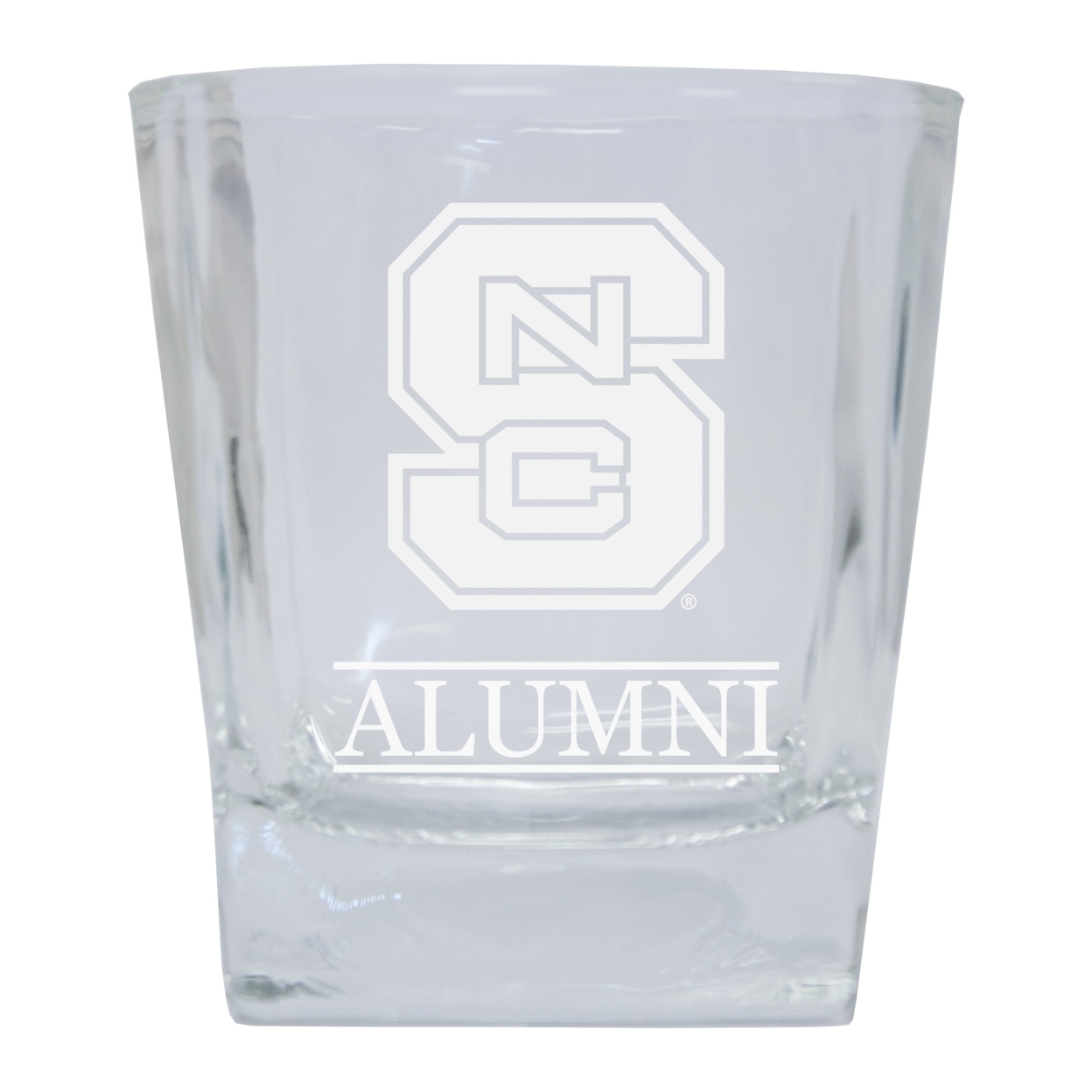 NC State Wolfpack 8 Oz Etched Alumni Glass Tumbler 2-Pack
