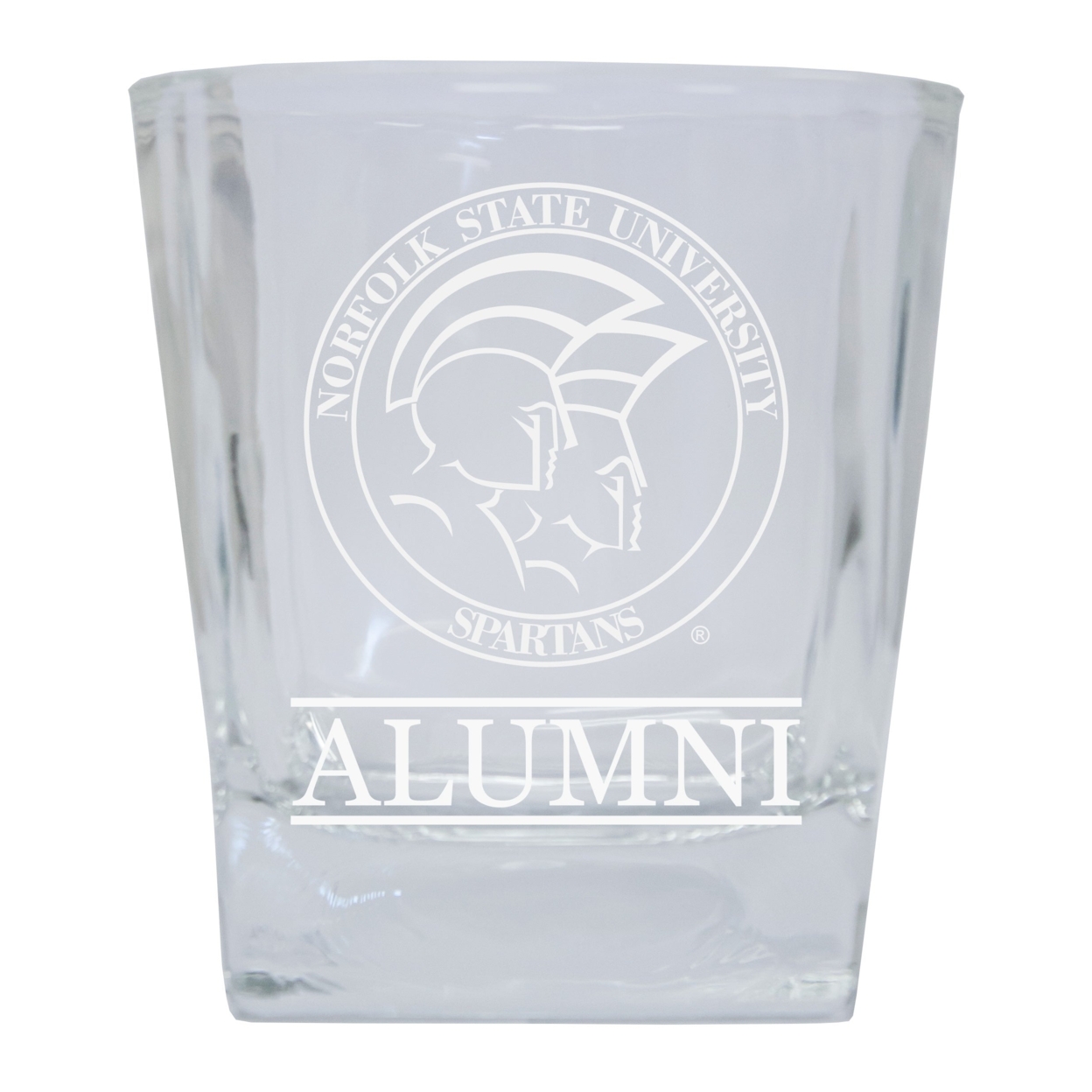 Norfolk State University 8 Oz Etched Alumni Glass Tumbler 2-Pack