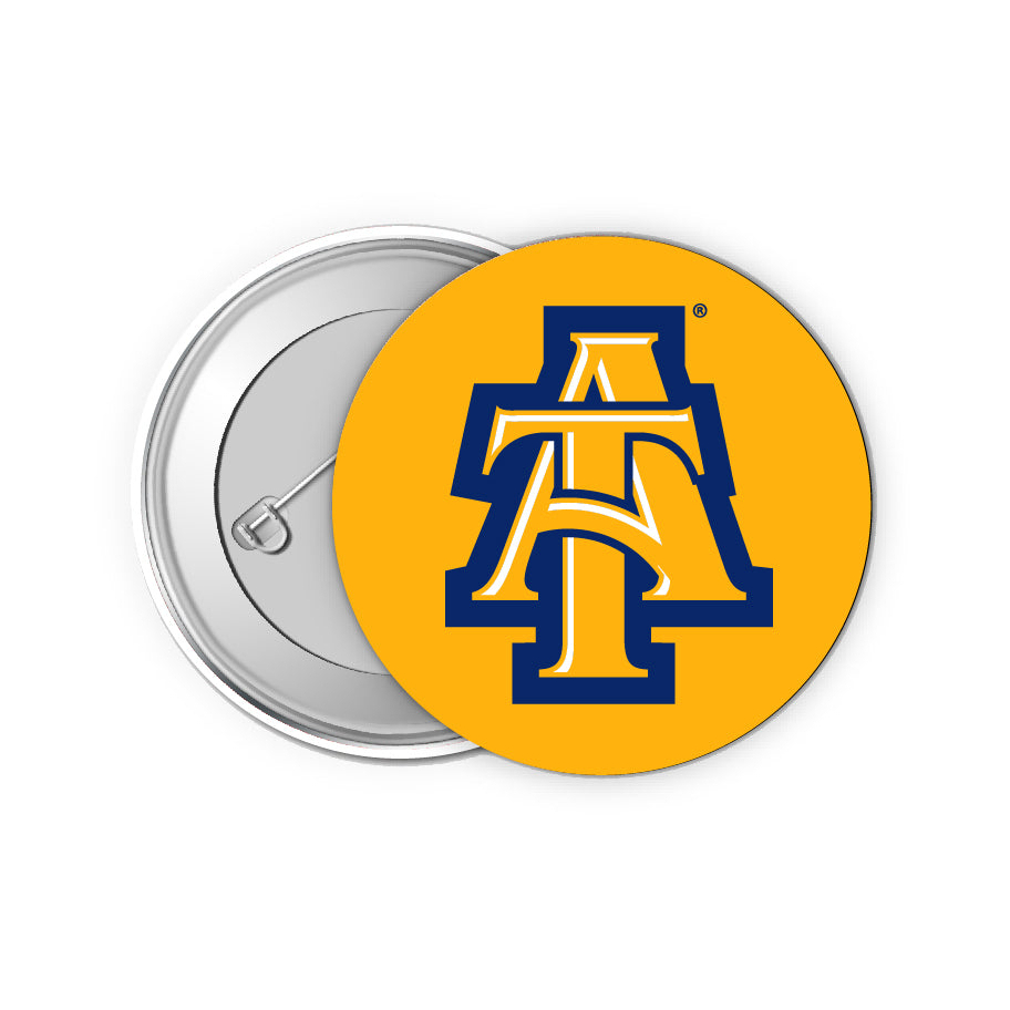 North Carolina A&T State Aggies 2 Inch Button Pin 4 Pack
