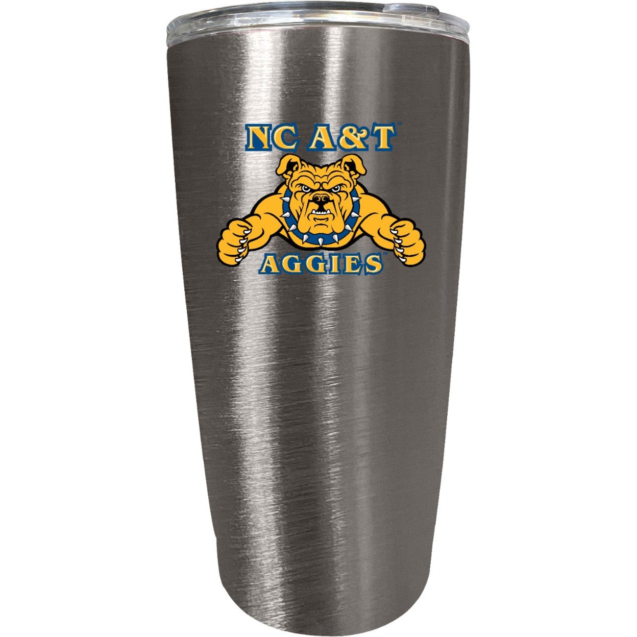 North Carolina A&T State Aggies 16 Oz Insulated Stainless Steel Tumbler Colorless