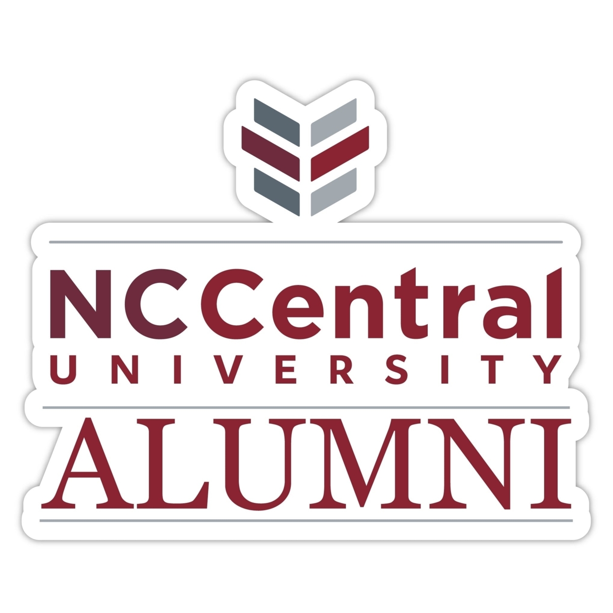 North Carolina Central Eagles Alumni 4 Sticker