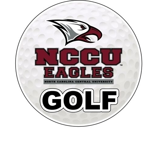 North Carolina Central Eagles 4-Inch Round Golf Ball Vinyl Decal Sticker