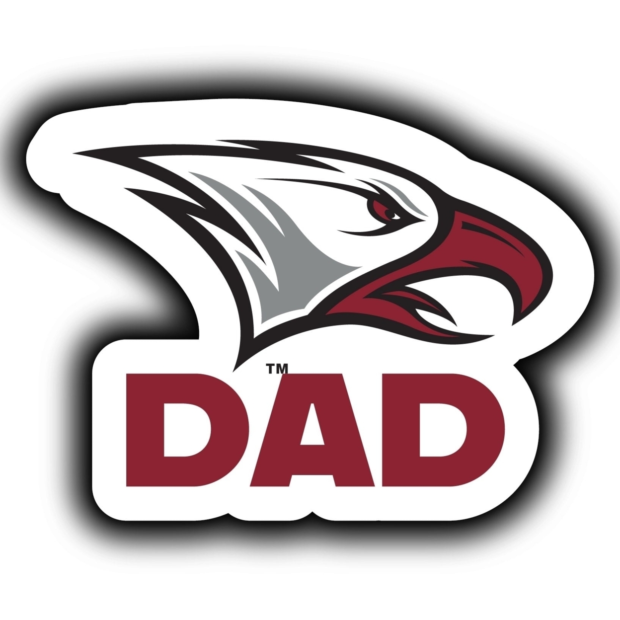 North Carolina Central Eagles 4-Inch Proud Dad Die Cut Decal