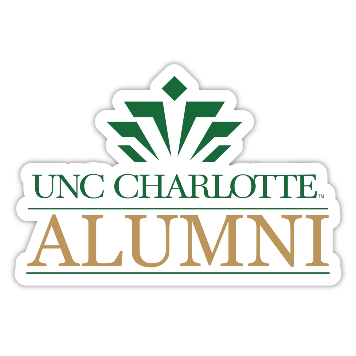 North Carolina Charlotte Forty-Niners Alumni 4 Sticker
