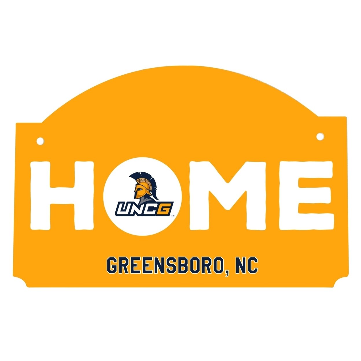 North Carolina Greensboro Spartans Wood Sign With String