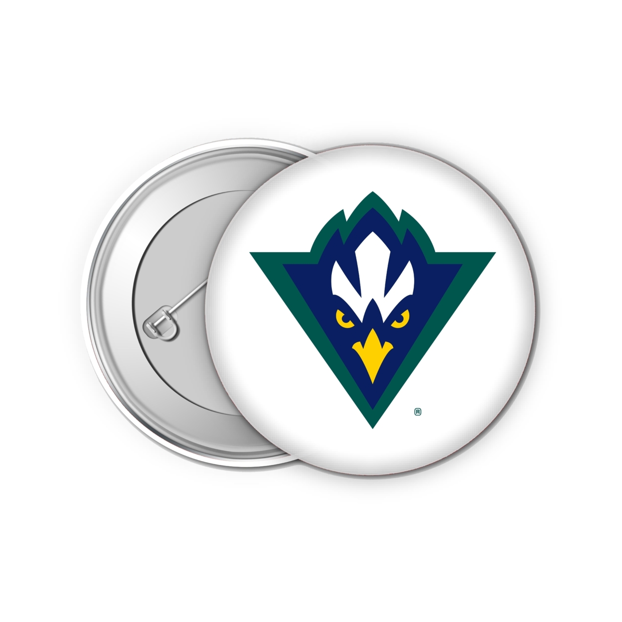 North Carolina Wilmington Seahawks Small 1-Inch Button Pin 4 Pack