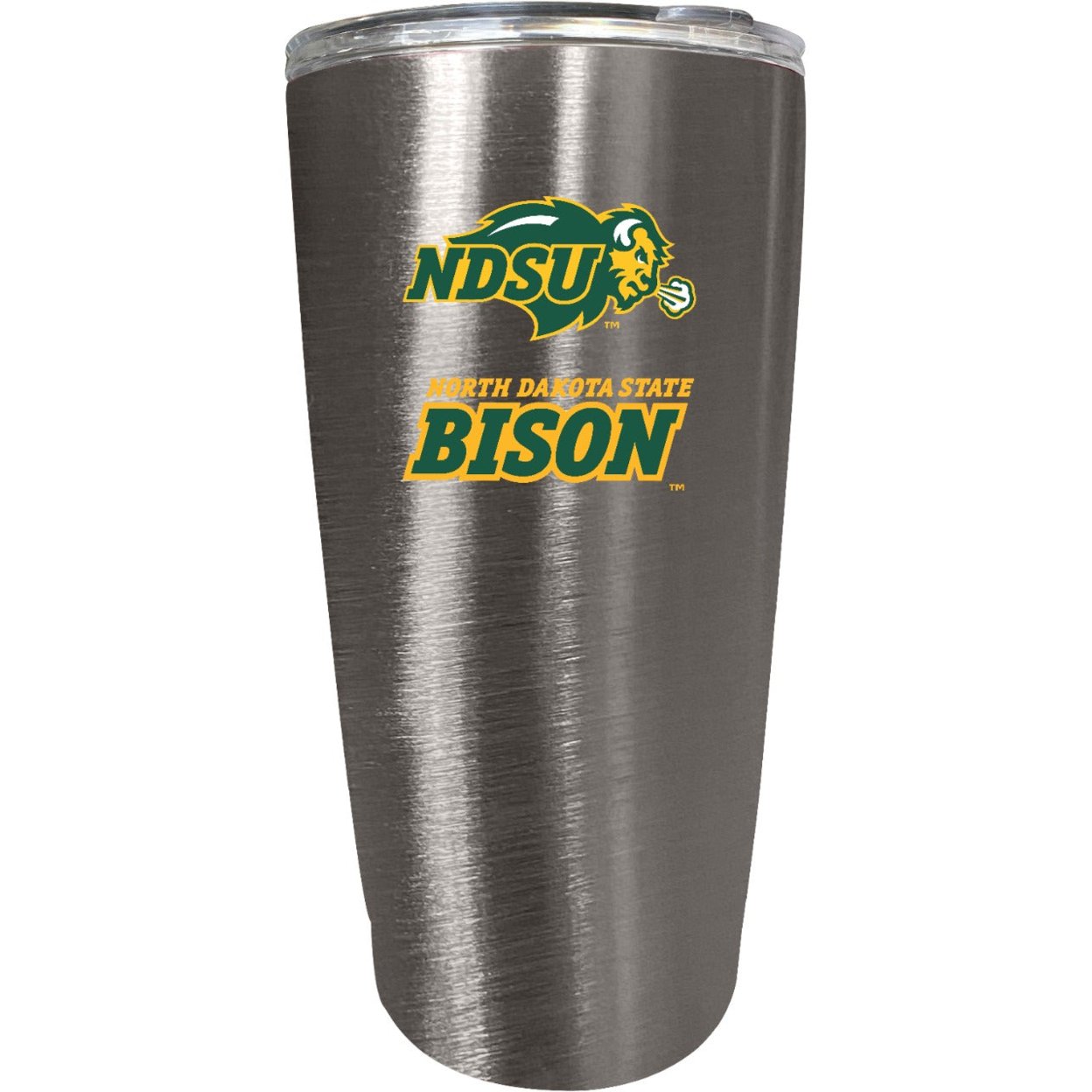 North Dakota State Bison 16 Oz Insulated Stainless Steel Tumbler Colorless