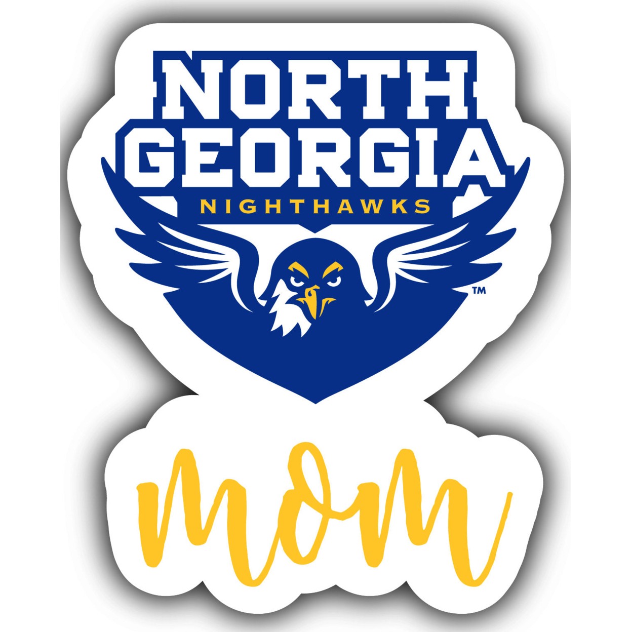 North Georgia Nighhawks Proud Mom 4-Inch Die Cut Decal