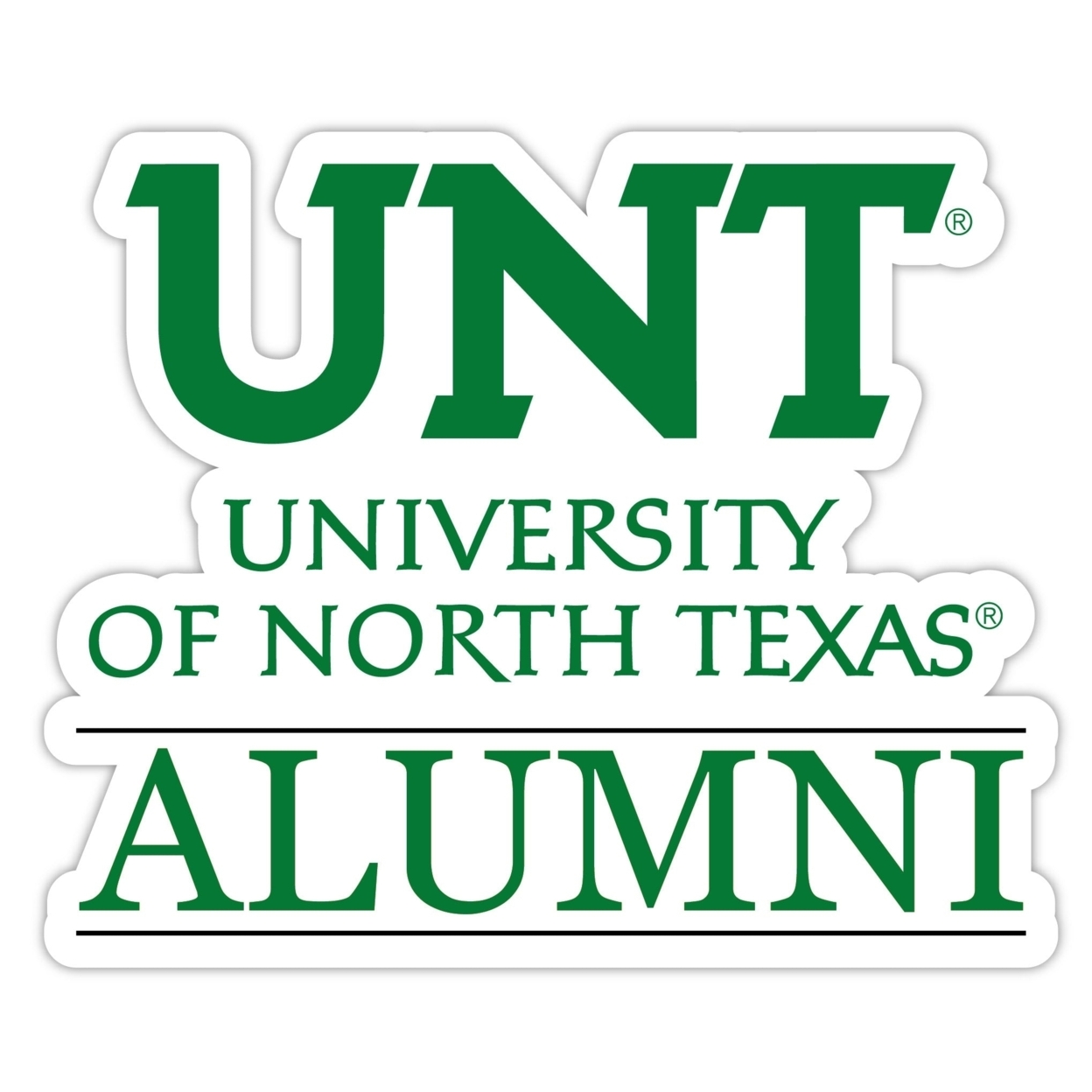 North Texas Alumni 4 Sticker
