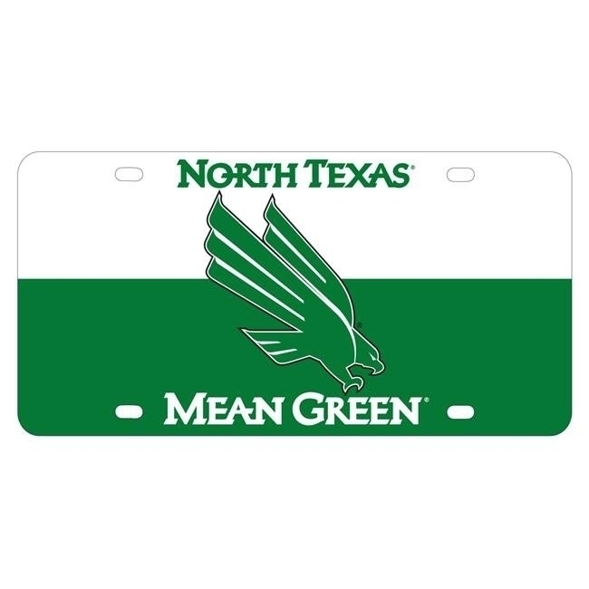 North Texas Metal License Plate Car Tag