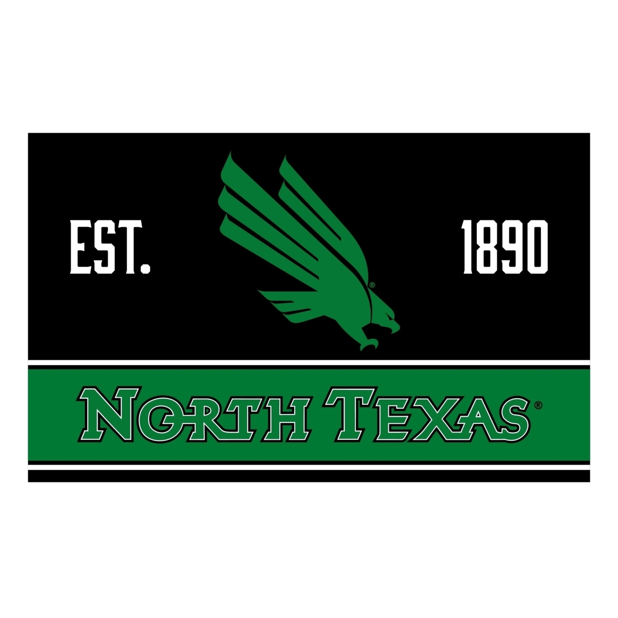 North Texas Wood Sign With Frame