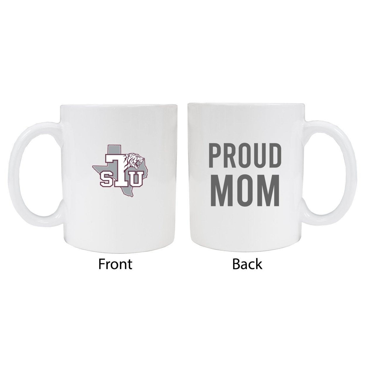 Texas Southern University Proud Mom Ceramic Coffee Mug - White