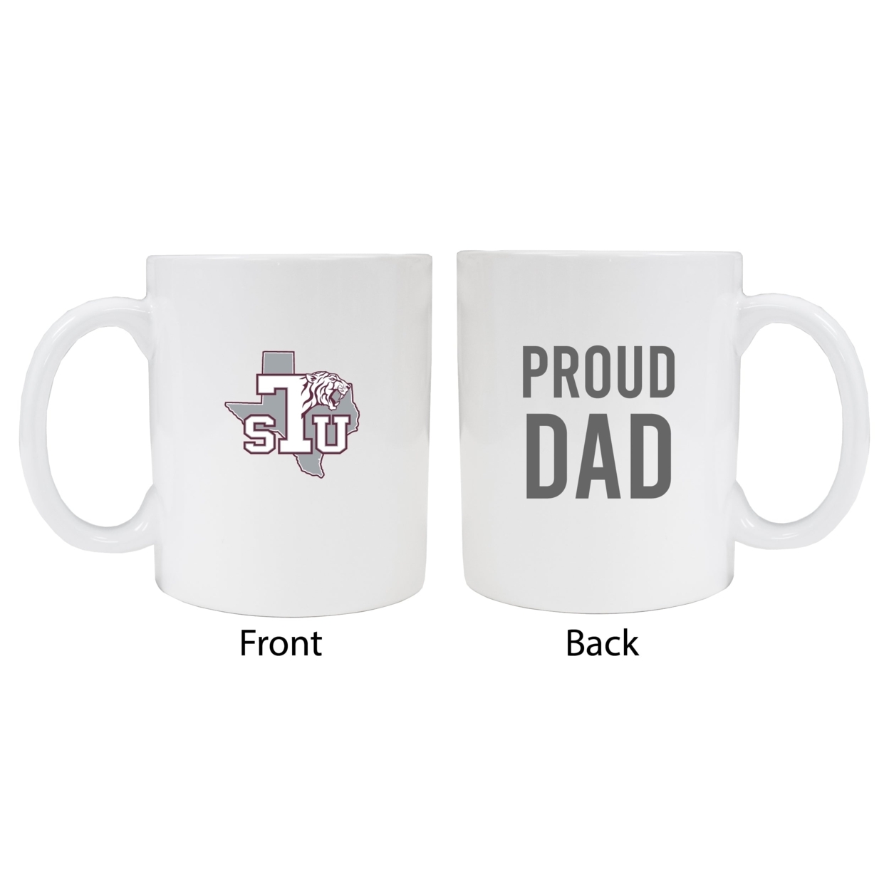 Texas Southern University Proud Dad Ceramic Coffee Mug - White