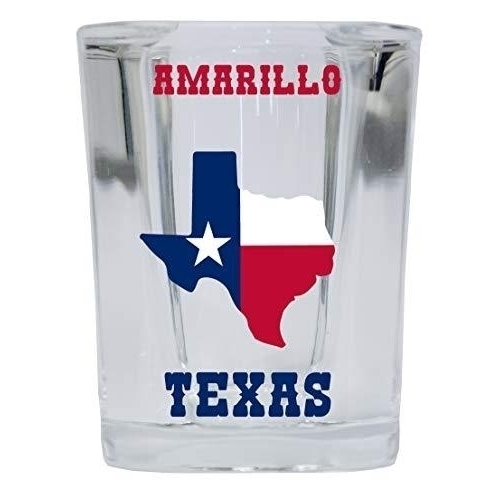Texas Square Shot Glass 4 Pack