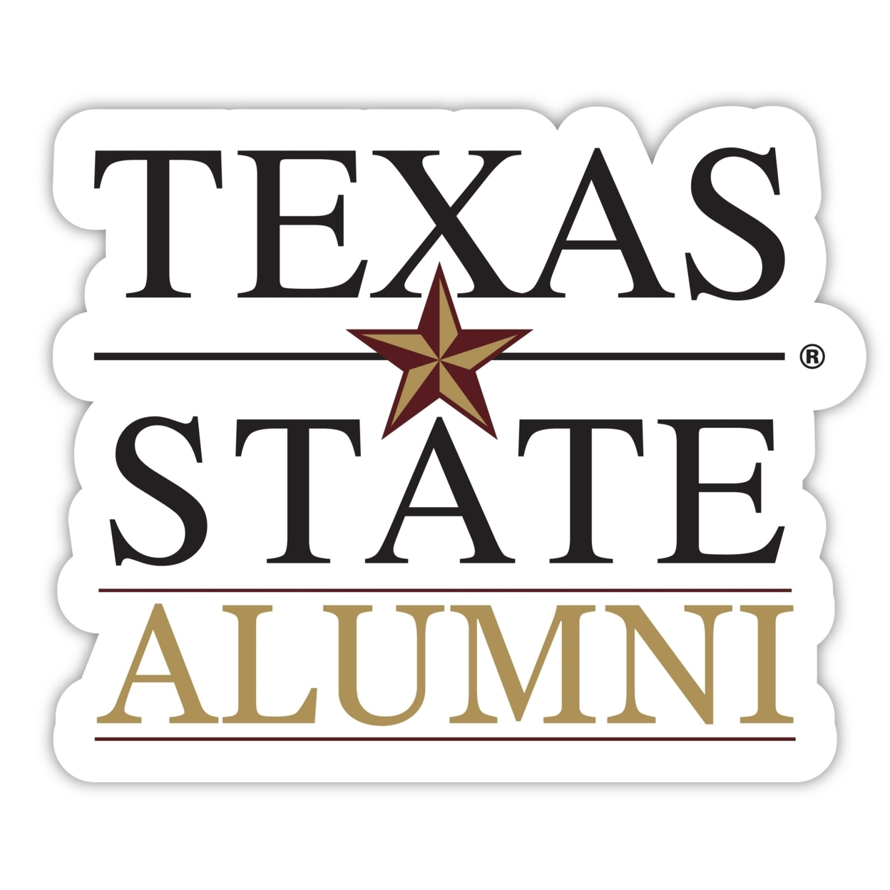 Texas State Bobcats Alumni 4 Sticker