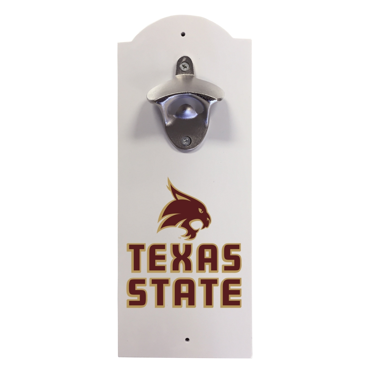 Texas State Bobcats Wall Mounted Bottle Opener