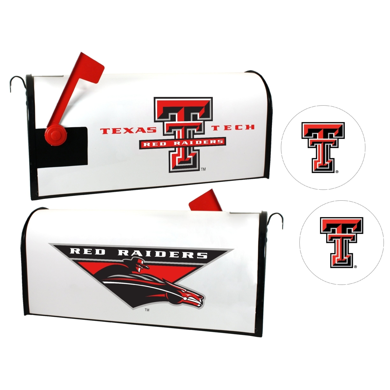 Texas Tech Red Raiders Magnetic Mailbox Cover & Sticker Set