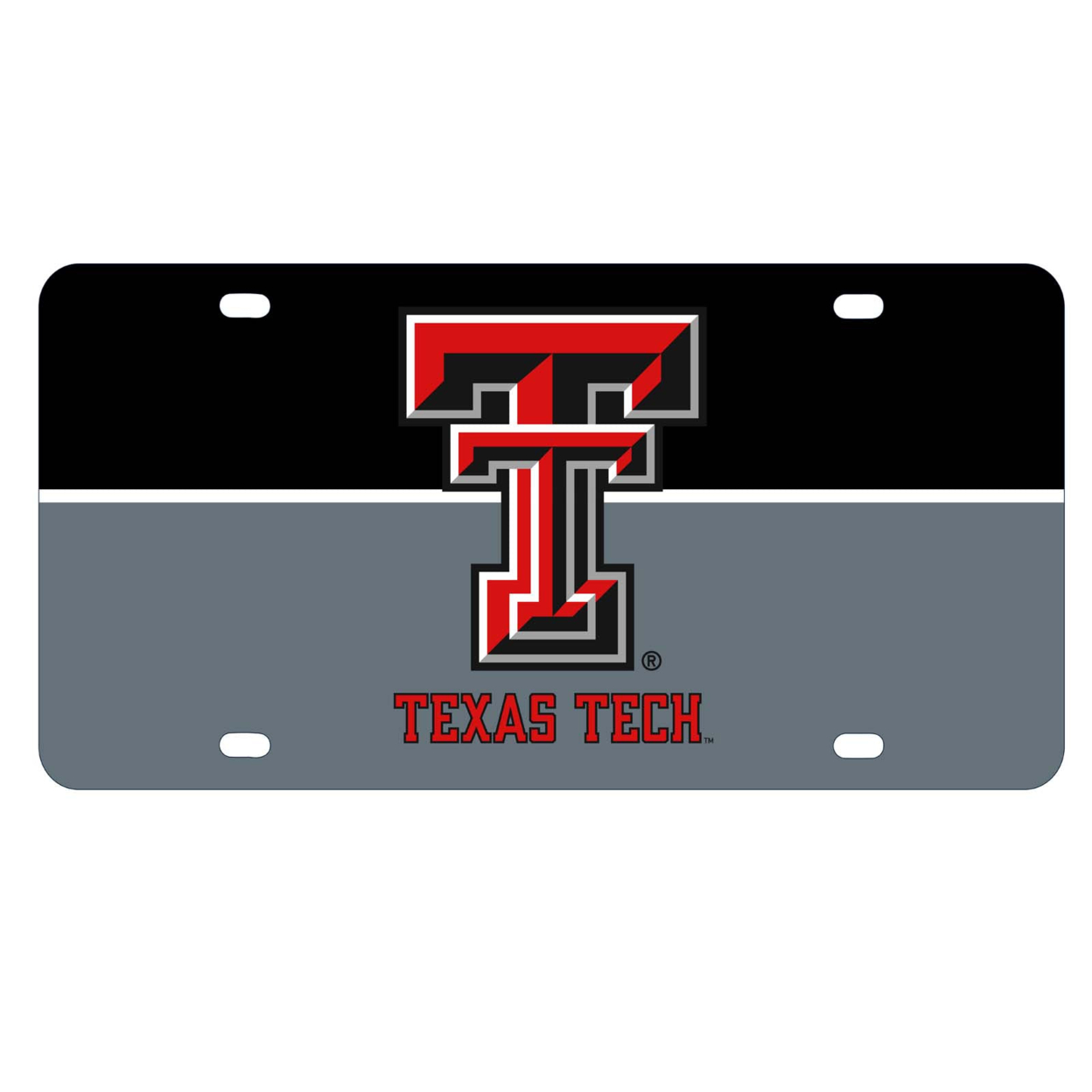 Texas Tech Red Raiders Metal License Plate