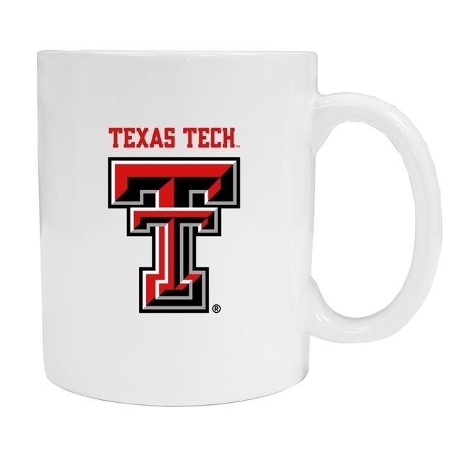 Texas Tech Red Raiders White Ceramic Mug 2-Pack (White).