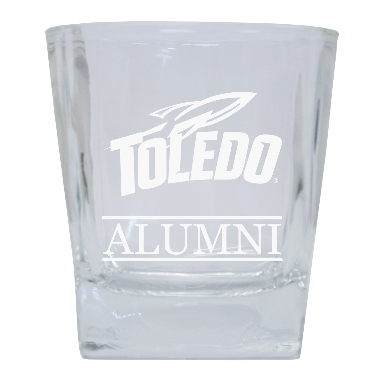 Toledo Rockets 8 Oz Etched Alumni Glass Tumbler 2-Pack