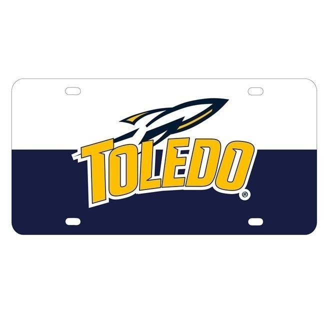 Toledo Rockets Metal License Plate Car Tag