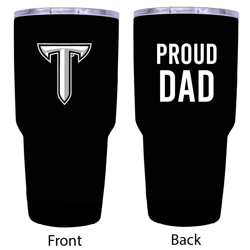 Troy University Proud Dad 24 Oz Insulated Stainless Steel Tumbler