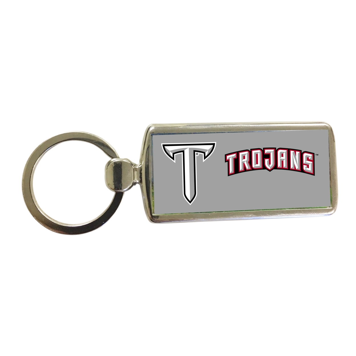 Troy University Trojans Metal Keychain