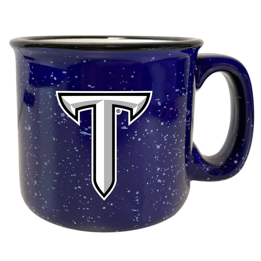 Troy University Speckled Ceramic Camper Coffee Mug - Choose Your Color - Navy