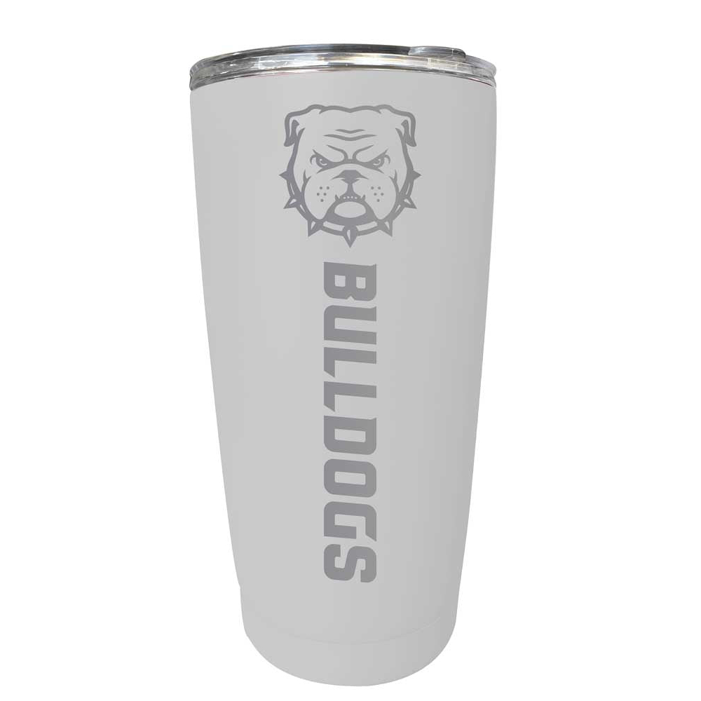 Truman State University Etched 16 Oz Stainless Steel Tumbler (Choose Your Color) - White
