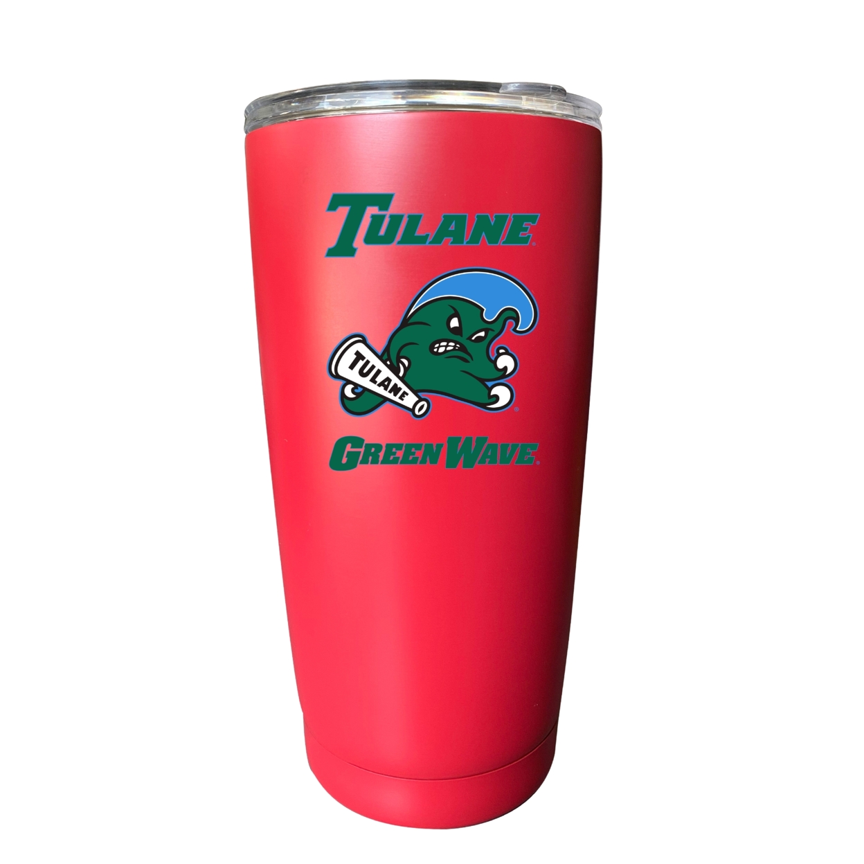 Tulane University Green Wave 16 Oz Insulated Stainless Steel Tumbler - Choose Your Color. - Seafoam