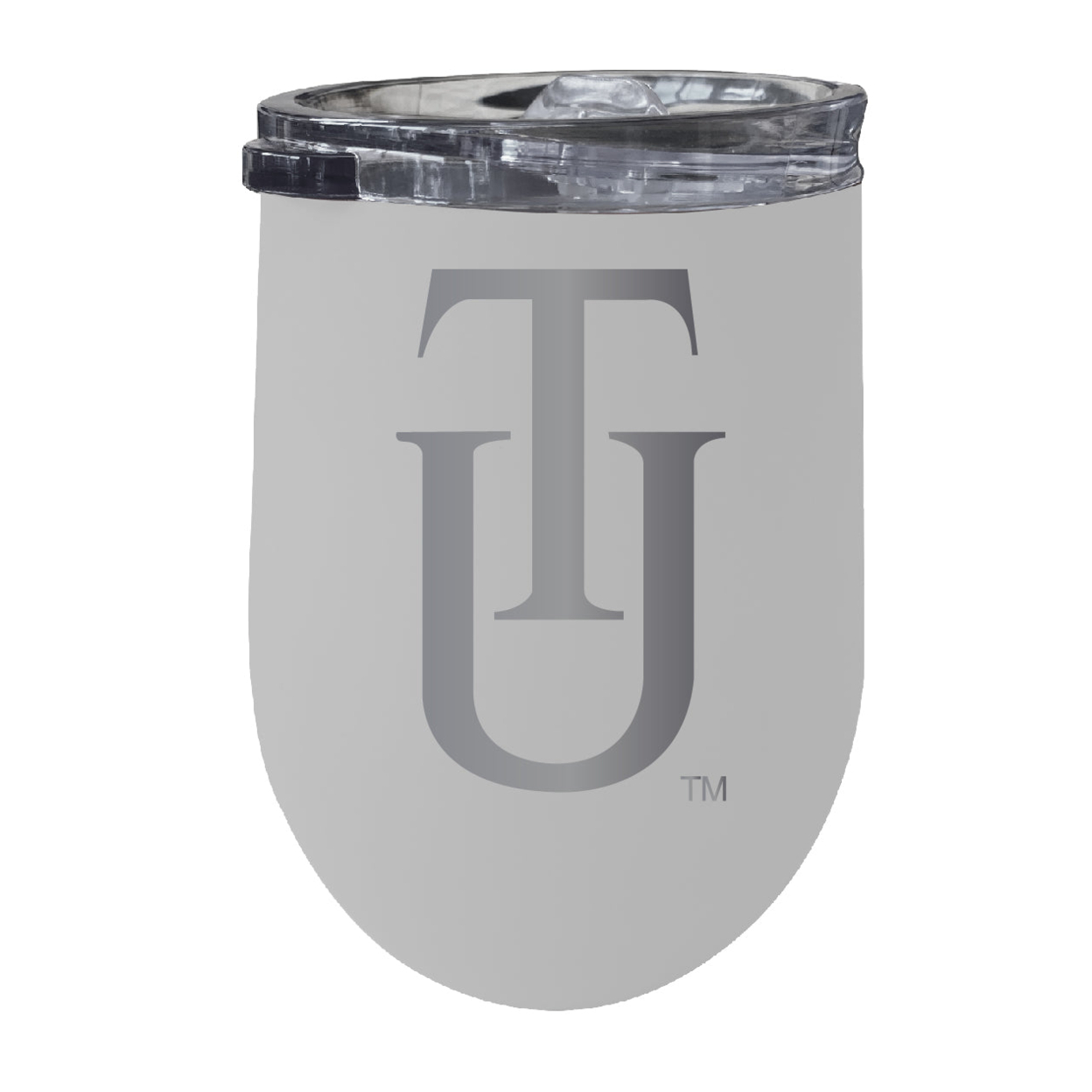 Tuskegee University 12 Oz Etched Insulated Wine Stainless Steel Tumbler - Choose Your Color - White