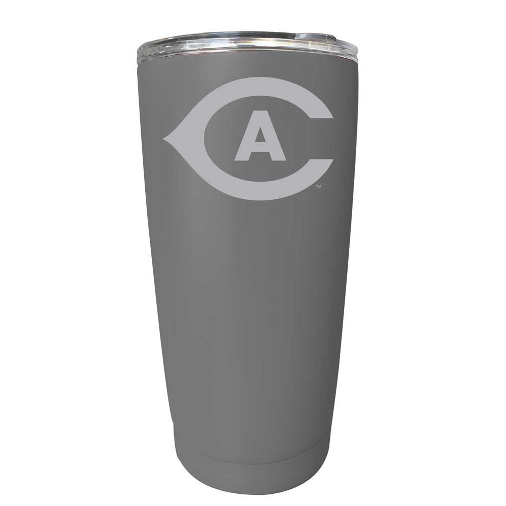 UC Davis Aggies Etched 16 Oz Stainless Steel Tumbler (Gray) - Gray