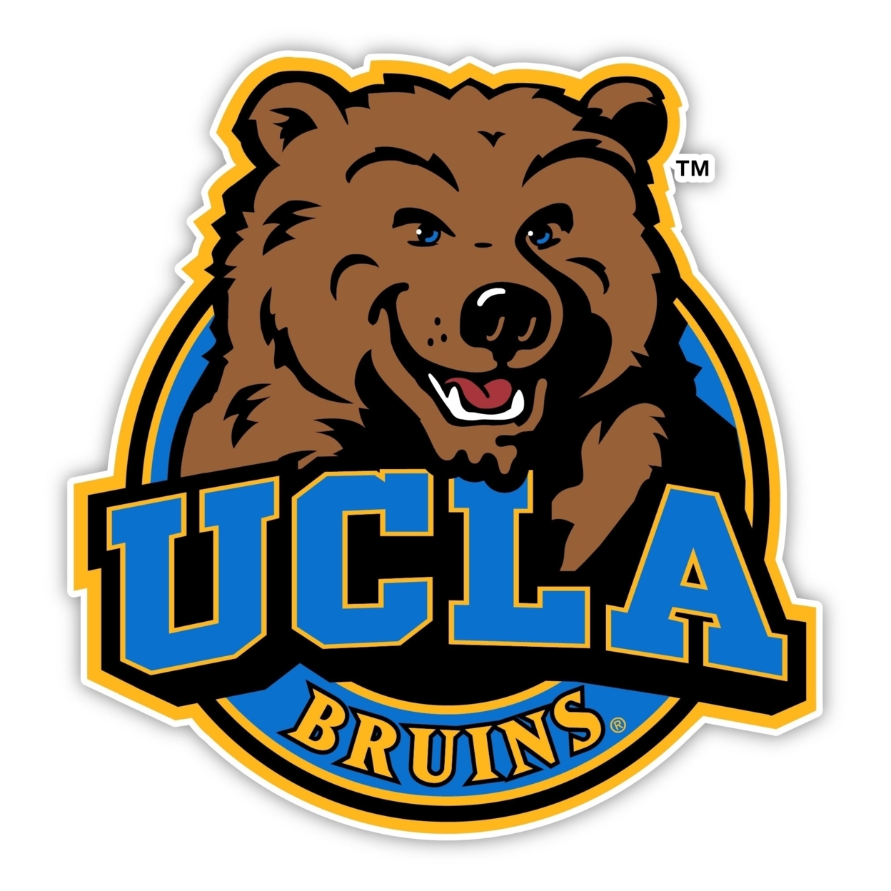 UCLA Bruins 2 Inch Vinyl Mascot Decal Sticker - 1, 12-Inch