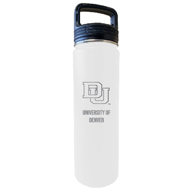 University Of Denver Pioneers 32oz Stainless Steel Tumbler - Choose Your Color - White