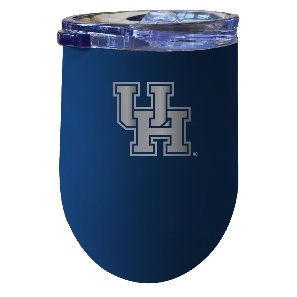 University Of Houston 12 Oz Etched Insulated Wine Stainless Steel Tumbler - Choose Your Color - Navy