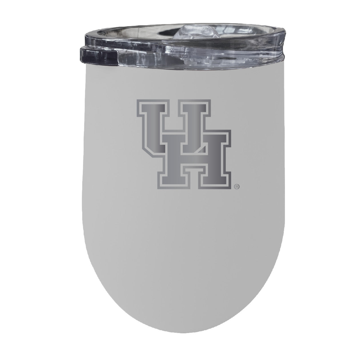 University Of Houston 12 Oz Etched Insulated Wine Stainless Steel Tumbler - Choose Your Color - White