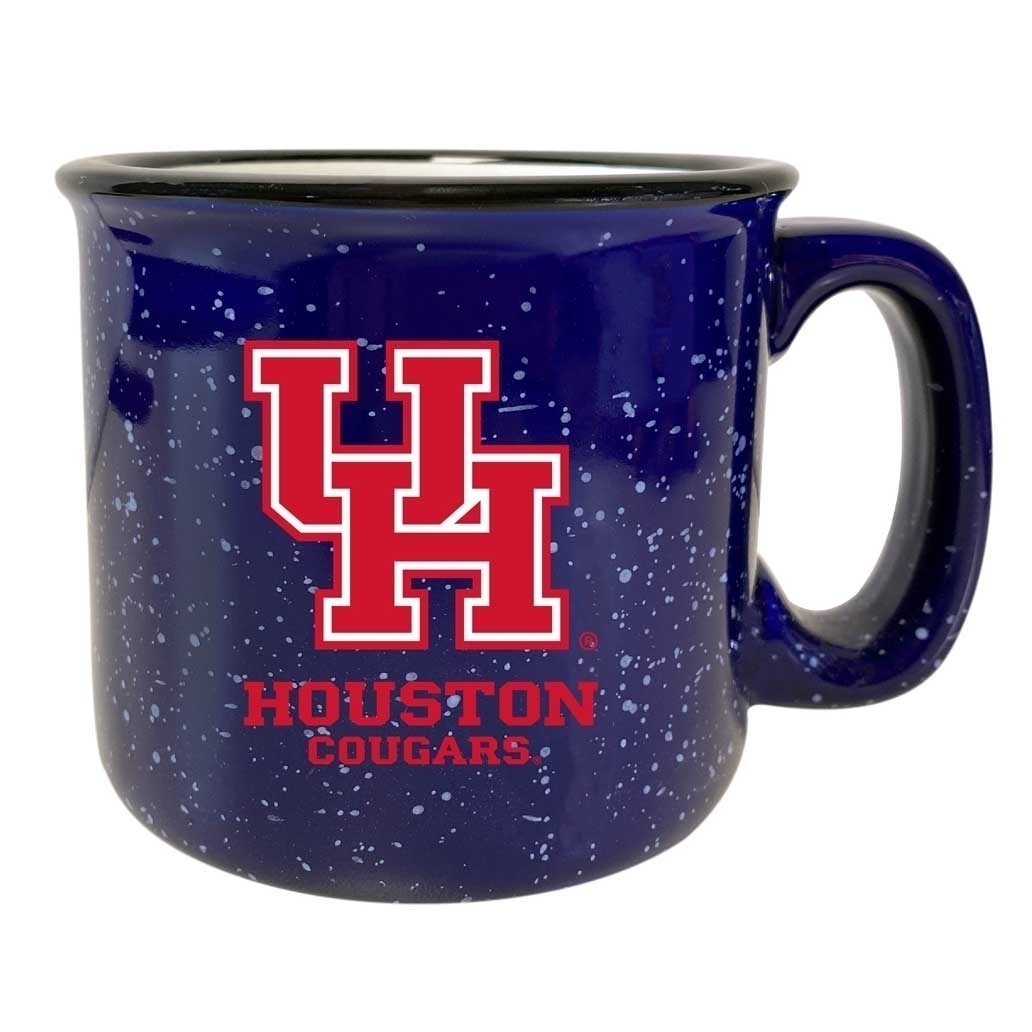 University Of Houston Speckled Ceramic Camper Coffee Mug - Choose Your Color - Navy